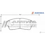 Колодки тормозные дисковые передние speed stop AMIWA YIV9C CD2118S 0O901 JO 1422490502 - Изображение 2