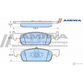 Колодки тормозные дисковые передние speed stop AMIWA CD2581 LDEGL8P 1422490722 83MZJ P - Изображение 2