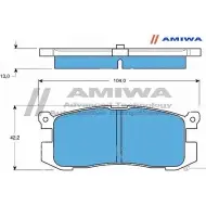 Колодки тормозные дисковые задние speed stop AMIWA 92WKRW0 CD3056 1422490510 K 9CAI - Изображение 2