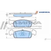 Колодки тормозные дисковые передние speed stop AMIWA CD9646 1I B6T 6RBCA38 1422490721 - Изображение 2