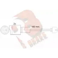 Датчик износа тормозных колодок R BRAKE 20437 610090RB 2043 6 4387197