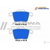 Колодки тормозные дисковые задние speed stop AMIWA NIHTXO 1422490512 CS01590 HKPQB 57 - Изображение 2