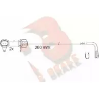 Датчик износа тормозных колодок R BRAKE 610545RB 248 47 Audi A8 (D4) 3 2009 – 2017 LPYR2GL