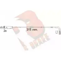 Датчик износа тормозных колодок R BRAKE 610549RB 2 0224 23404 Opel Vectra (C) 3 Универсал 3.0 V6 CDTI (F35) 184 л.с. 2005 – 2008