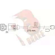 Датчик износа тормозных колодок R BRAKE 242 61 A886NWP Audi Q7 (4L) 1 2006 – 2015 610565RB