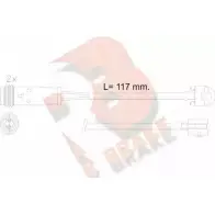 Датчик износа тормозных колодок R BRAKE 23960 4387364 610612RB 23 271