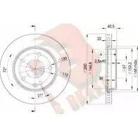 Тормозной диск R BRAKE Mercedes A-Class (W168) 1 Хэтчбек 1.7 A 170 CDI (1609. 1609) 95 л.с. 2001 – 2004 78RBD20113 8VBNG2 011L 05
