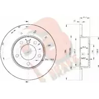 Тормозной диск R BRAKE Bmw Z3 (E36) 1 Кабриолет 1.8 i 116 л.с. 1995 – 1998 H6WIXNI F JKND 78RBD20673