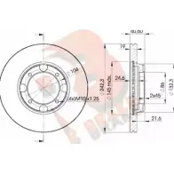 Тормозной диск R BRAKE M6 VV0M 4387593 XNER4 78RBD22135