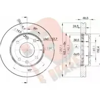Тормозной диск R BRAKE Hyundai Matrix (FC) 1 Минивэн 1.5 CRDi 102 л.с. 2004 – 2010 U8FUNQX 78RBD22902 Z70T P