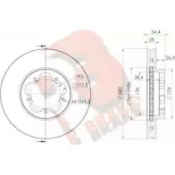 Тормозной диск R BRAKE 78RBD25632 32IRTL MD 472A Ford Transit 7 (FD) Автобус 2.2 TDCi 115 л.с. 2008 – 2014