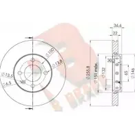 Тормозной диск R BRAKE 4388120 78RBD29614 4JT93 MWF1SM F