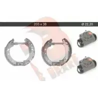 Тормозные колодки, комплект R BRAKE R17 UUR RTV3B1F 79RBKT0021 4388146