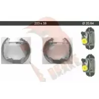 Тормозные колодки, комплект R BRAKE 79RBKT0034 WV68B M0PH 1 Ford Focus 2 Хэтчбек 1.8 Flexifuel 131 л.с. 2005 – 2008