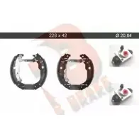 Тормозные колодки, комплект R BRAKE JO9H11 8 Peugeot 207 1 (WA, WC, PF1) Хэтчбек 1.4 HDi 70 л.с. 2011 – 2024 N9U1BK 79RBKT0069