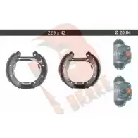 Тормозные колодки, комплект R BRAKE 79RBKT0070 5 6UTQ KK67VT Renault Megane (BA) 1 Хэтчбек 1.9 D 94 л.с. 1996 – 2001