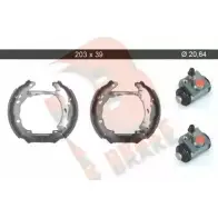 Тормозные колодки, комплект R BRAKE EX55 Q21 79RBKT0077 4388201 DGT3N7P