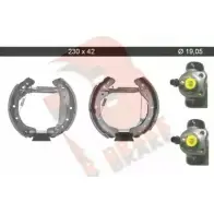 Тормозные колодки, комплект R BRAKE XHCCO 79RBKT0084 Opel Astra (G) 2 Хэтчбек 1.7 DTI 16V (F08. F48) 75 л.с. 2000 – 2005 W TTWMS