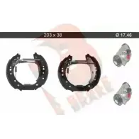 Тормозные колодки, комплект R BRAKE 79RBKT0088 4388212 D7 NPK0 8CQJK3K