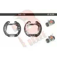 Тормозные колодки, комплект R BRAKE U6C8 7X Toyota Yaris Verso (XP20) 1 Минивэн 1.4 D 4D (NLP20. NLP22) 75 л.с. 2001 – 2005 3OB5J 79RBKT0094