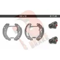 Тормозные колодки, комплект R BRAKE 79RBKT0101 9H Q2QR Ford Fiesta 4 (DX, JA, JB) Хэтчбек 1.1 50 л.с. 1995 – 1996 4IKI89