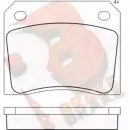 Тормозные колодки, дисковые, комплект R BRAKE 2 0007 4388235 RB0036 20370