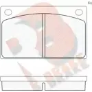 Тормозные колодки, дисковые, комплект R BRAKE 20200 2015 3 RB0088 4388247