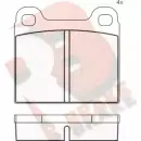 Тормозные колодки, дисковые, комплект R BRAKE RB0221 4388288 D96-7032 203 93