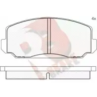 Тормозные колодки, дисковые, комплект R BRAKE 2053 5 D130-7061 RB0229 4388289