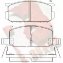 Тормозные колодки, дисковые, комплект R BRAKE 20768 4388345 RB0348 20 767