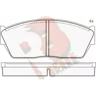 Тормозные колодки, дисковые, комплект R BRAKE 208 95 21018 RB0388 4388361