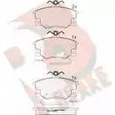 Тормозные колодки, дисковые, комплект R BRAKE 4388401 RB0439 20 833 20836