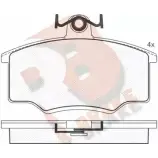 Тормозные колодки, дисковые, комплект R BRAKE RB0448 2057 4 D147-7176 4388405