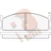 Тормозные колодки, дисковые, комплект R BRAKE 21 115 4388453 NNQ1ZE2 RB0521