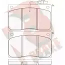 Тормозные колодки, дисковые, комплект R BRAKE RB0544 2038 0 21110 4388470