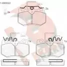 Тормозные колодки, дисковые, комплект R BRAKE RB0553-203 21081 4388474 2 1080