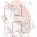 Тормозные колодки, дисковые, комплект R BRAKE 4388655 29075 RB0832 2 9074
