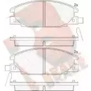 Тормозные колодки, дисковые, комплект R BRAKE RB0853 21543 4388667 21 467