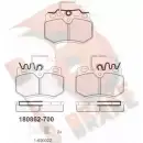 Тормозные колодки, дисковые, комплект R BRAKE 4388680 RB0862-700 21 614 21615