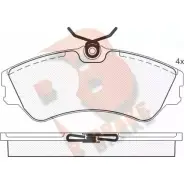 Тормозные колодки, дисковые, комплект R BRAKE 4388699 201 18 20124 RB0881