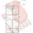 Тормозные колодки, дисковые, комплект R BRAKE RB0947 20322 20 034 4388755