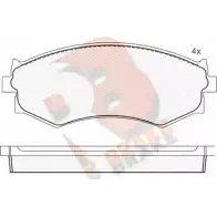 Тормозные колодки, дисковые, комплект R BRAKE RB0985 2152 6 D462-7342 4388798