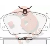 Тормозные колодки, дисковые, комплект R BRAKE 21368 RB0989 201 97 Opel Omega (B) 2 Седан 2.0 (F69. M69. P69) 116 л.с. 1994 – 1999