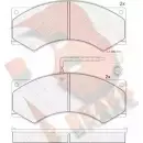Тормозные колодки, дисковые, комплект R BRAKE 29026 4388857 2901 7 RB1037
