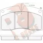 Тормозные колодки, дисковые, комплект R BRAKE 4388859 2907 2 CG25LA7 RB1039