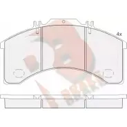 Тормозные колодки, дисковые, комплект R BRAKE 29 011 4388872 RB1043 7SHBQ3L