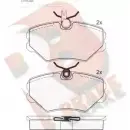 Тормозные колодки, дисковые, комплект R BRAKE 21443 214 42 RB1052 4388883