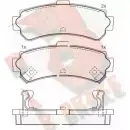 Тормозные колодки, дисковые, комплект R BRAKE RB1095 23 023 23024 4388917