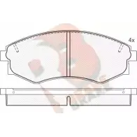 Тормозные колодки, дисковые, комплект R BRAKE D449-7329 4388919 2 1725 RB1097