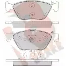 Тормозные колодки, дисковые, комплект R BRAKE 216 37 Fiat Strada RB1125-203 22038